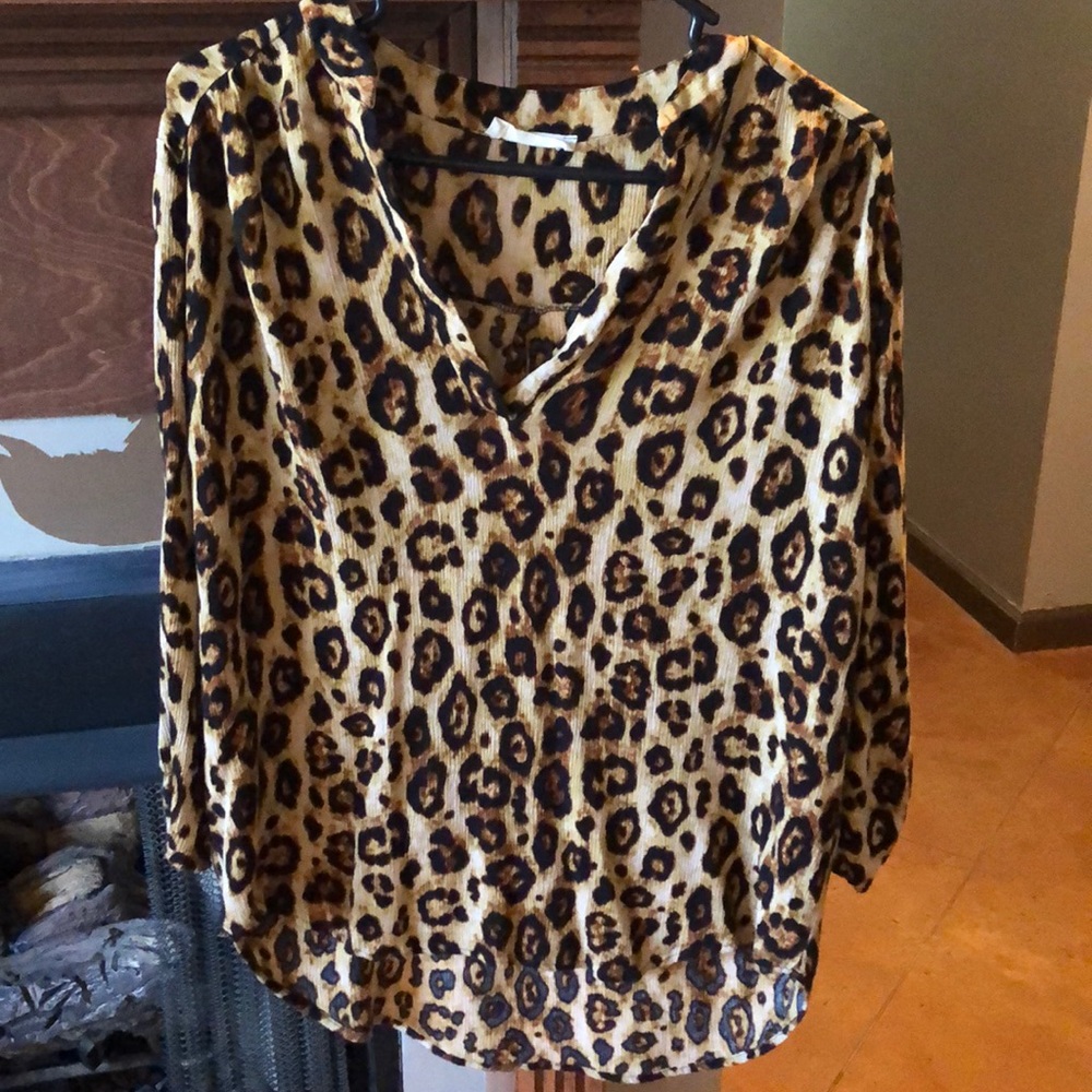 Animal print top
